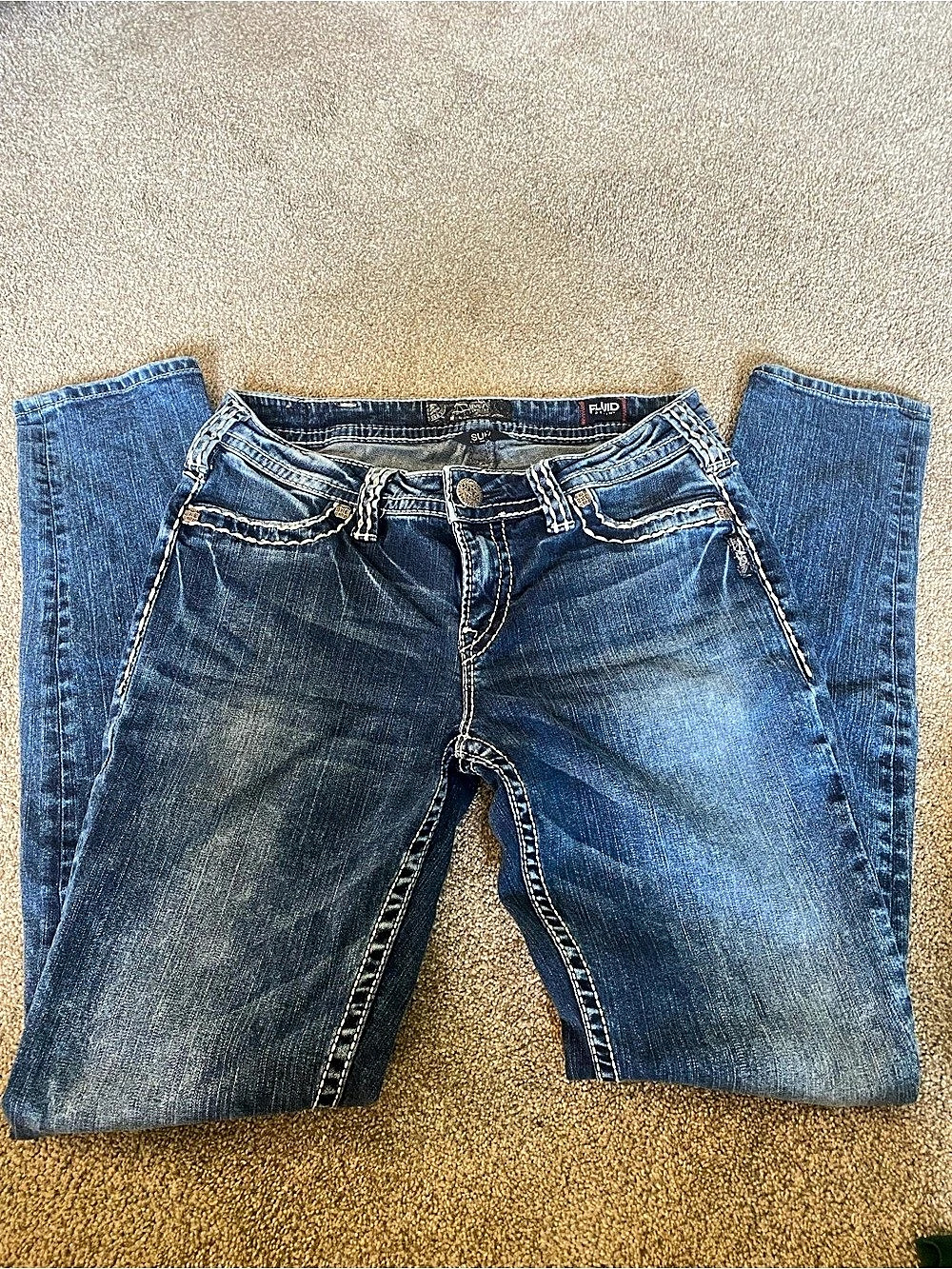 Silver Women's Blue Skinny Jeans